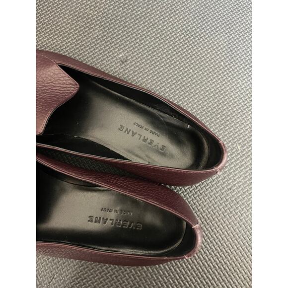 Everlane Maroon Pointy Toe Loafer Leather‎ Flat Womens Shoes Size 7.5 - Picture 8 of 8